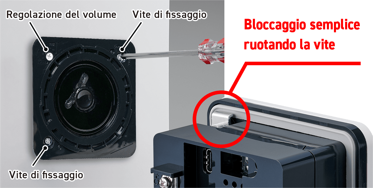 Struttura con accesso frontale